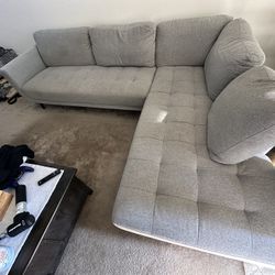 Modern L Shaped Chaise Living Spaces Sofa 