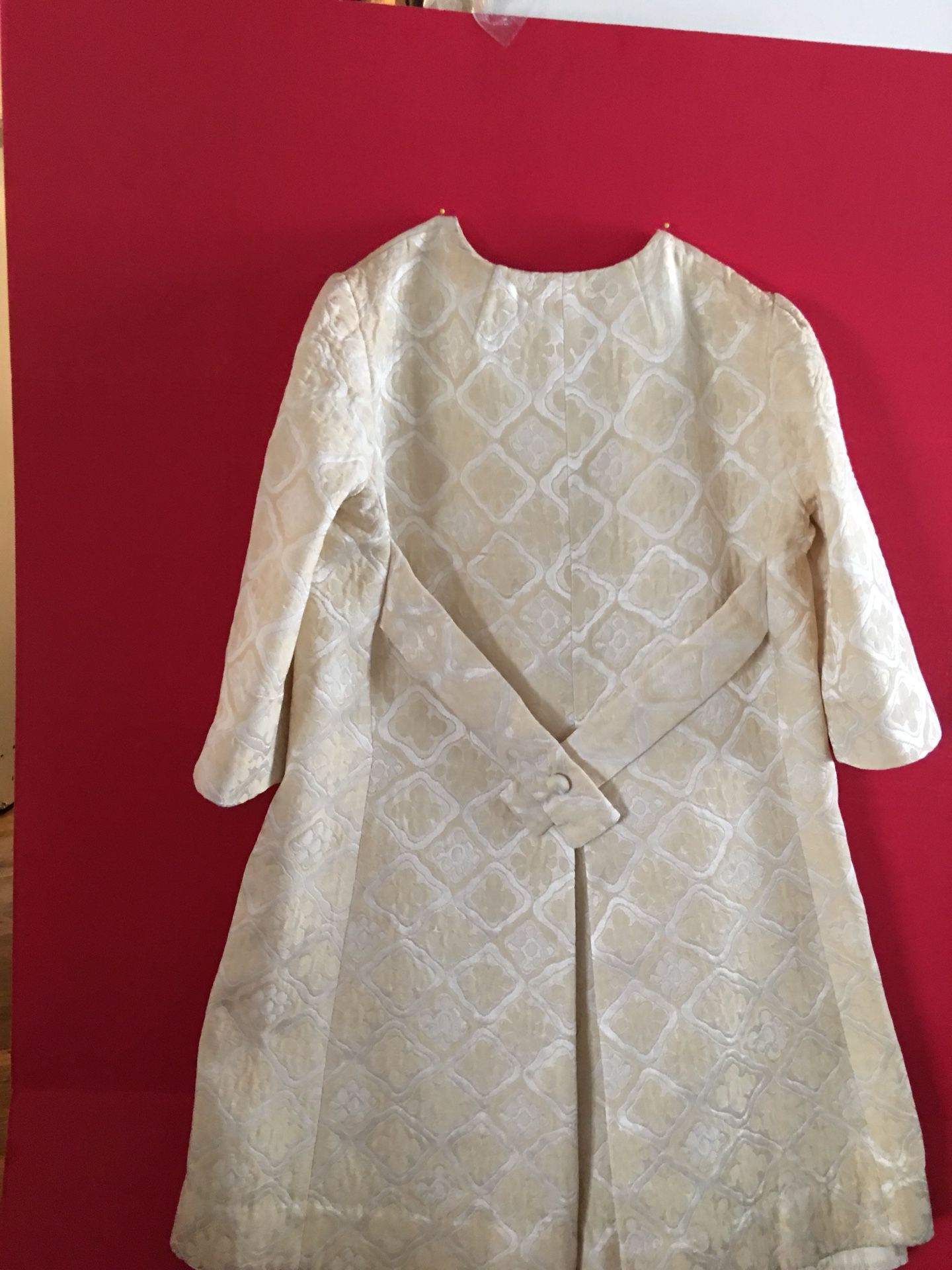 Adele Simpson Vintage Sample Dress &coat brocade