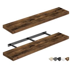New- 47.2 X 9.3  Floating Shelf Set