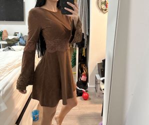 Romeo And Juliet Suede Dress  