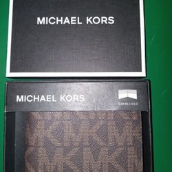 Michael Kors Slim Fit Wallet Men's Brown/Black 