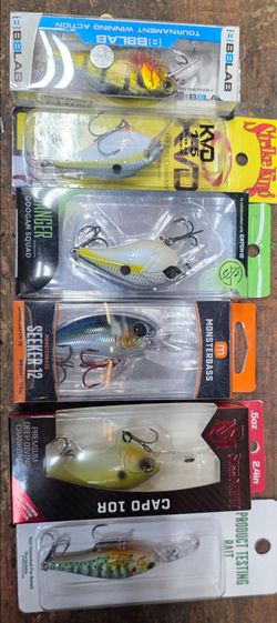 Squarebills and diving crankbait fishing lures