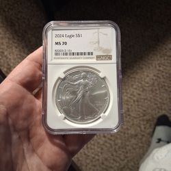 2024 American Silver Eagle $1 MS70 NGC