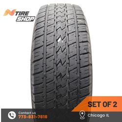 Set of 2 Used  10/32  LT  265/75R16  123/120S  Corsa  Highway Terrain