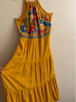 Vestido Mexicano size small -medium