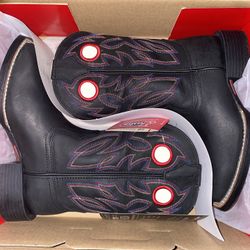 Shadow Black Cowboy Boots