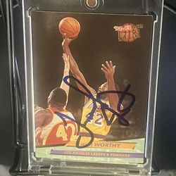 James Worthy #96, 1992-93 Fleer Ultra, NBA Basketball, Lakers