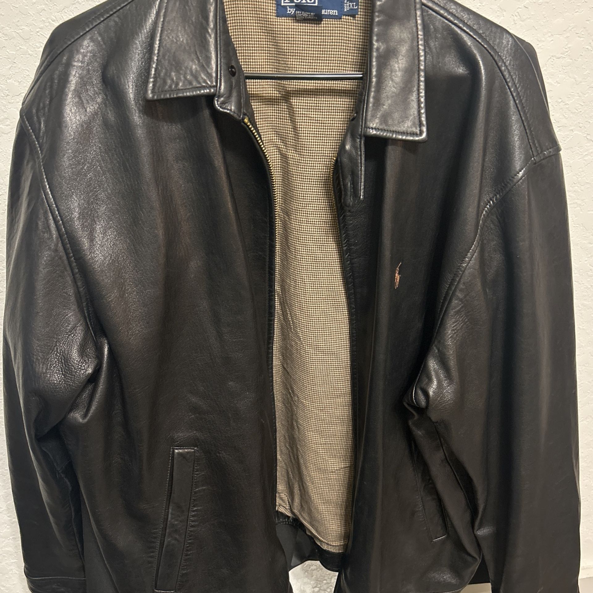 Men’s Genuine Leather Polo By Ralph Lauren xL Jacket 