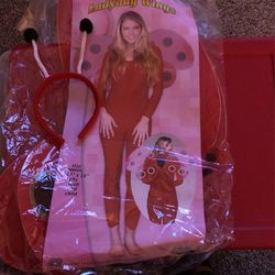 Halloween Costume Lady Bug Wings/headpiece
