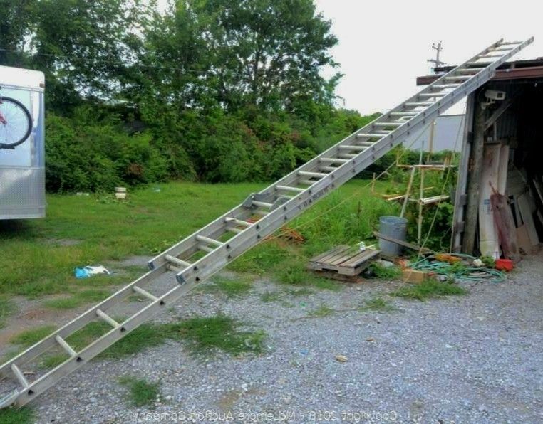 40-foot aluminum extension ladder