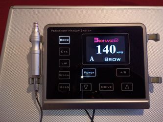 Biomaser P1 Permanent Makeup Machine System -Dual Handpiece & Case