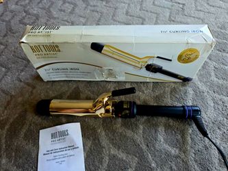 Hot Tools Pro Artist 24K Gold 1-1/2" Curling Iron – Like-New