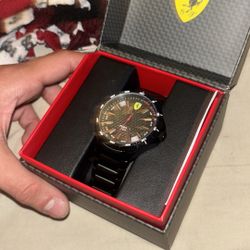 Black Ferrari Watch
