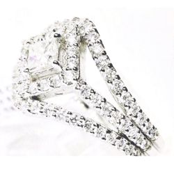 Engagement Ring Diamond Ring  NEW NATURAL DIAMONDS Retiring LIQUIDATION SELLING BELOW COST -65% See GEMOLOGICAL INSTITUTE APPRAISAL 