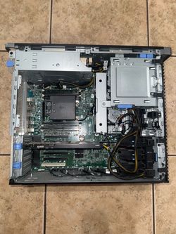 Work station with graphic card