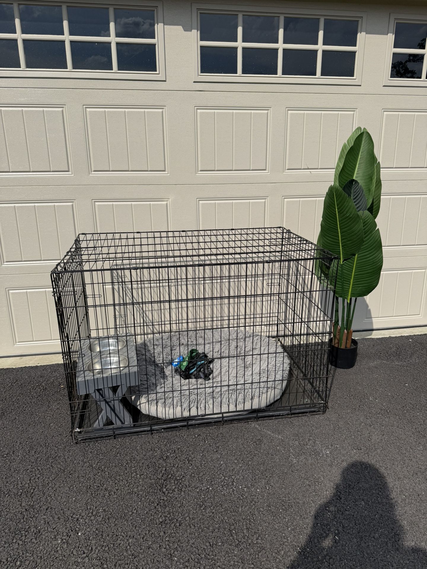 48” dog crate and other dog supplies | everything for $40