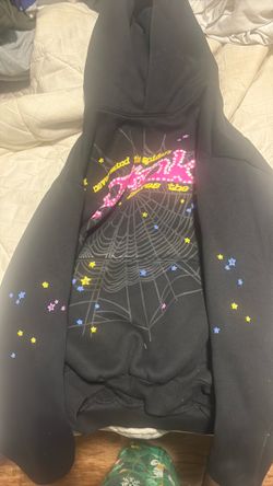 black pink sp5der hoodie