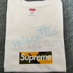 Authentic Supreme white Brooklyn box logo tee xl New