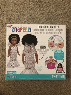 Znapeez Construction Tiles: Doll Wedding Dress Kit