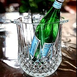 Longchamp French Crystal Champagne Bucket