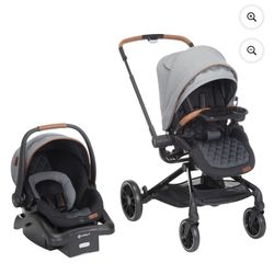 Monbebe Car Seat Stroller Combo, 360 Rotating Modular Travel System Stroller, Unisex, Brilliant