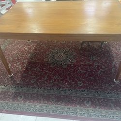 BRDR Furbo Expandable Made In Denmark Midcentury Teak Table