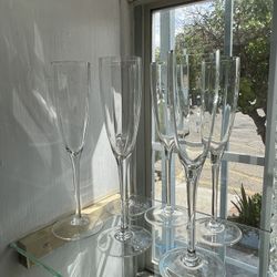 Set of Six champagne 🥂 Stems