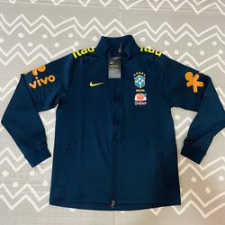 Nike Brasil Brazil Training Pre Match Soccer Jacket for Sale in New