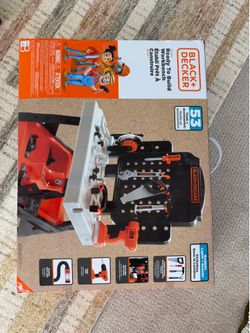 Kids toy workbench