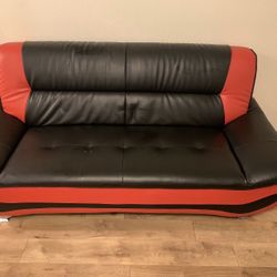 Red & Black Couches 