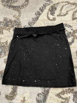 Black Sheer Skirt