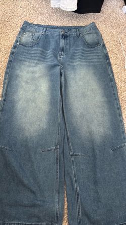 Washed jeans