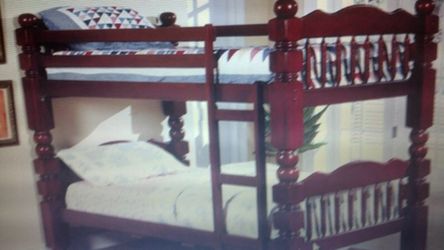 Bunk beds and lots of furn