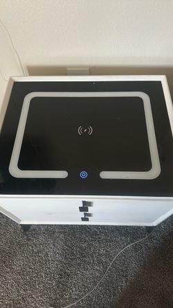 Charging night stand with light
