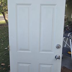 Jeld Wen exterior steel door.