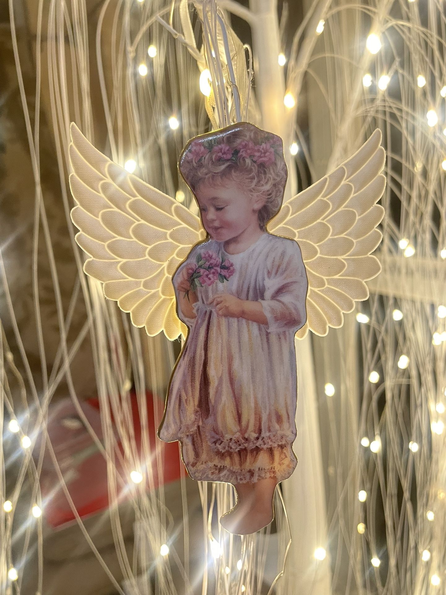 Garden Miracle Heavens Little Angels Ornament 3rd Issue Bradford Dona Gelsinger