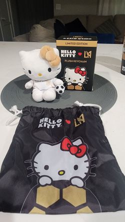 Lafc hello kitty key chain  plush