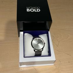 Silver Movado Bold Watch