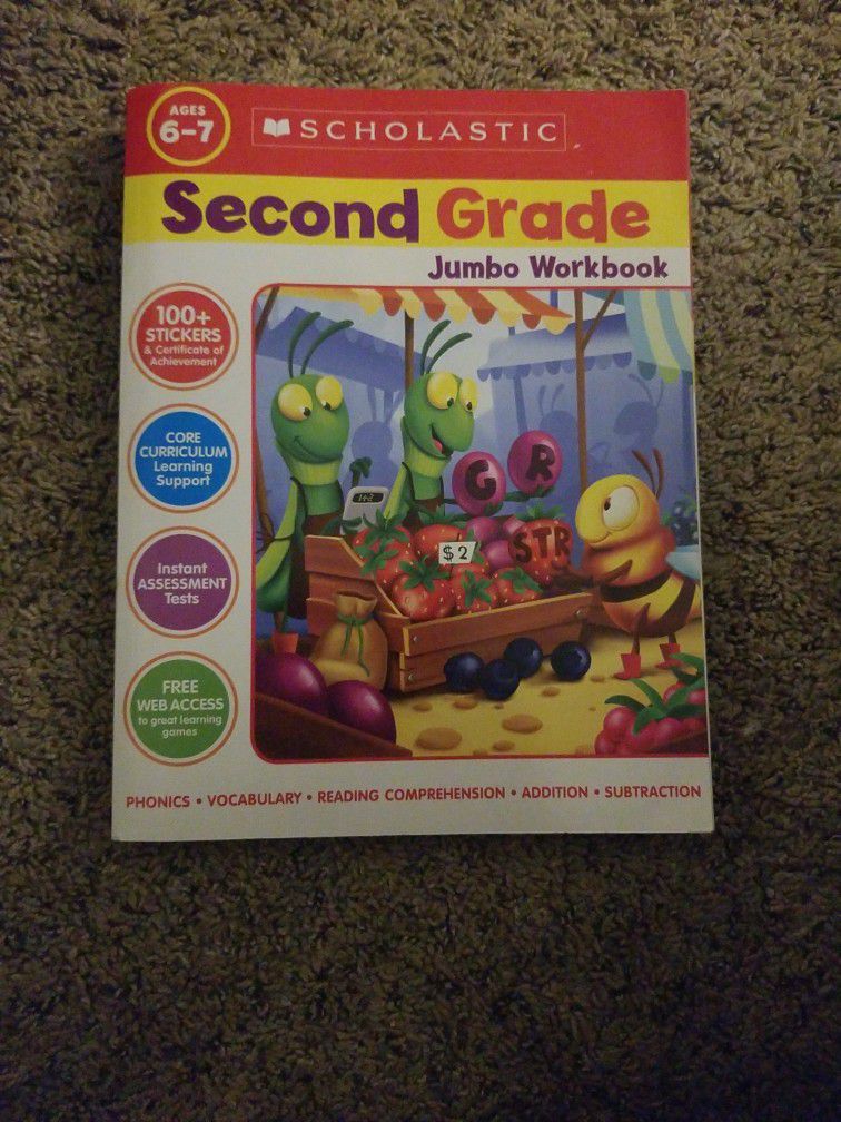 Scholastic Homeschool 2nd Grade JUMBO workbook 315+ Pages
