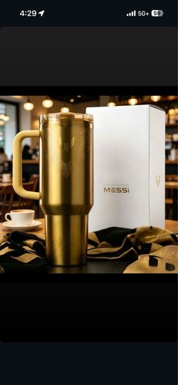 Messi Gold Stanley Cup