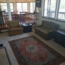 Vintage Love Seat & Chairs