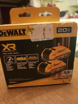 Firm Price🛑 Dewalt 20v power pack 3.5 new battery price for each. Precio x una pila"