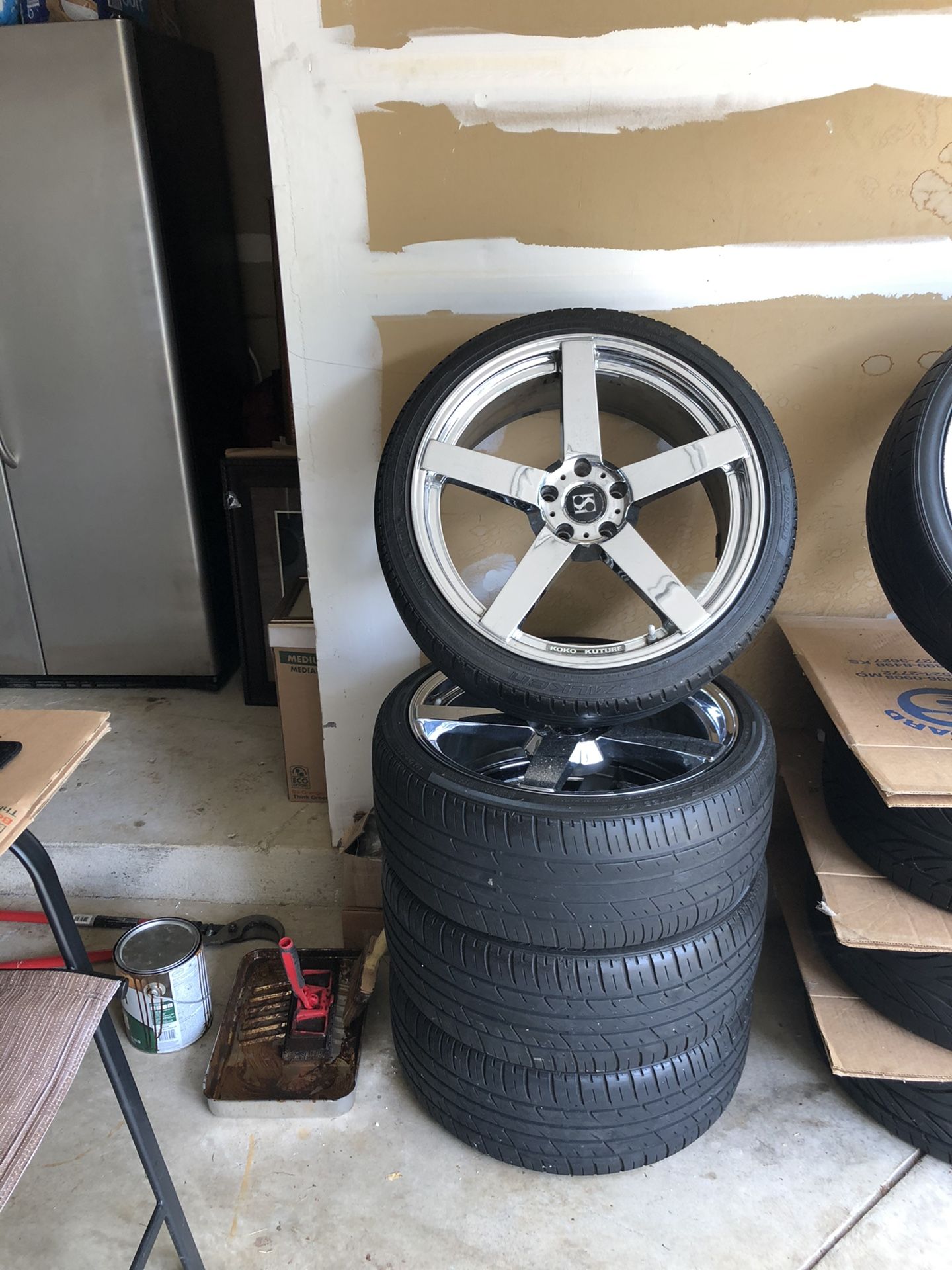 20 inch KOKO KUTURE wheels and tires 245/35R20