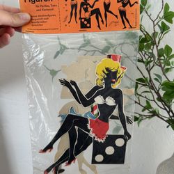 VINTAGE LOT of 47 Packs 1960'S GERMAN DANCING HULA Girls PARTY DECORATIONS Rare ALL MCM Decor Mid Century Collectibles Retro 