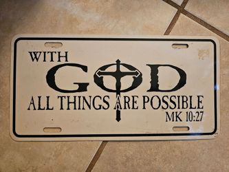 License plate