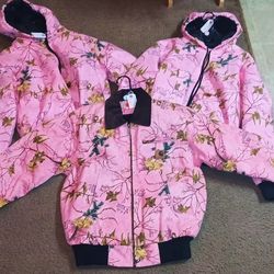 "Not $125 for the whole bundle!" 3 piece Carhartt "Re-Worked" Jackets. Sizes medium (2) and large.