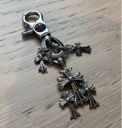 Chrome Hearts Triple Cross Keychain