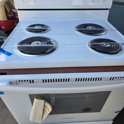 Electric Stove With Extractor Hood 