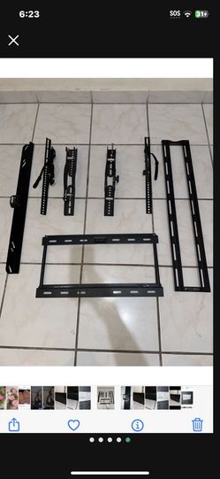 Commercial Electric Fixed Tv Wall Mount, 26 In-55 In, Black