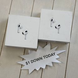 Apple Airpods 3rd Gen- Pay $1 DOWN AVAILABLE - NO CREDIT NEEDED